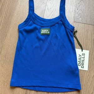 Daily Drills Royal Blue Tank Top